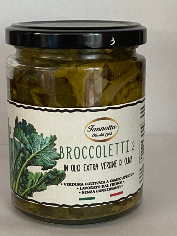 Broccoletti in olio extra vergine di oliva