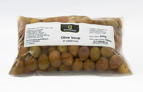 Box Olive Verdi in Salamoia 800gr
