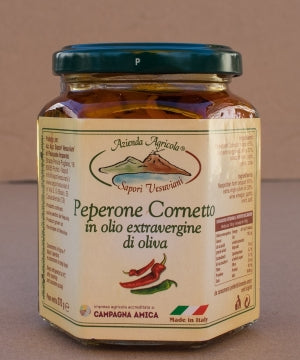 Box sapori vesuviani 18 pz di sott’oli in olio extra vergine di oliva (Peperone cornetto)