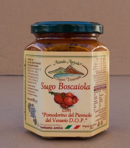 Box sapori vesuviani 18 pz sughi pronti in olio extra vergine di oliva (Boscaiola con funghi porcini)