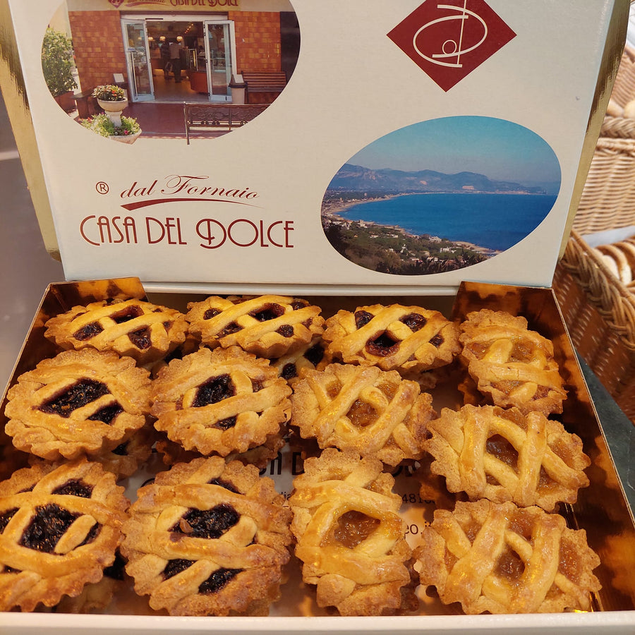 Eccellenze del Circeo Box 1 Misto di Crostatine: visciole, arancia, lamponi